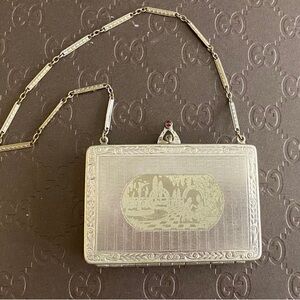 Vintage Flapper Art Deco Dance Makeup Compact Awesome! 🤩💋💃🏻